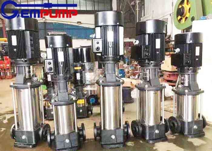 23 Bar Stainless Steel Centrifugal Pump 0.37KW Vertical Inline Multistage Pump